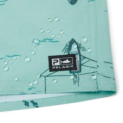 Pelagic Youth Dockside Trollin Youth Elastic Waist Shorts