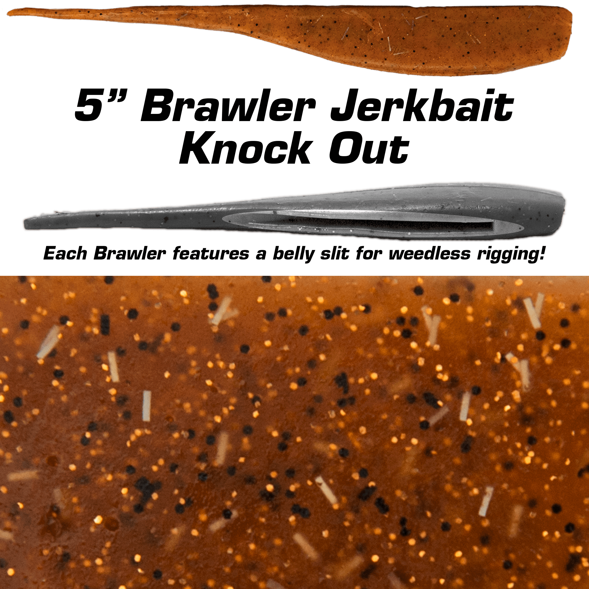 Fishbites 5" Brawler Jerkbait