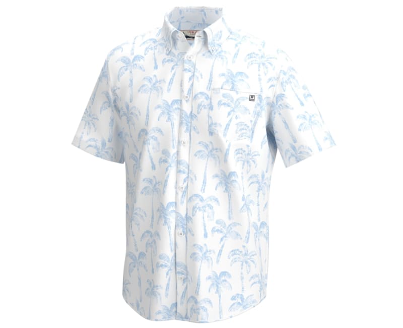 Huk Men's Kona Palm Wash Shirt