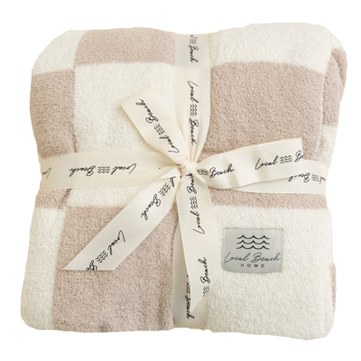 Checker Luxe Home Blanket