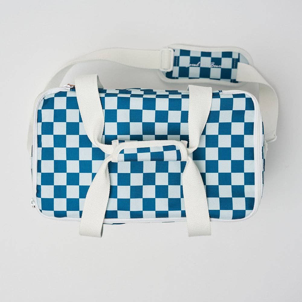 Packable Checker Cooler Bag