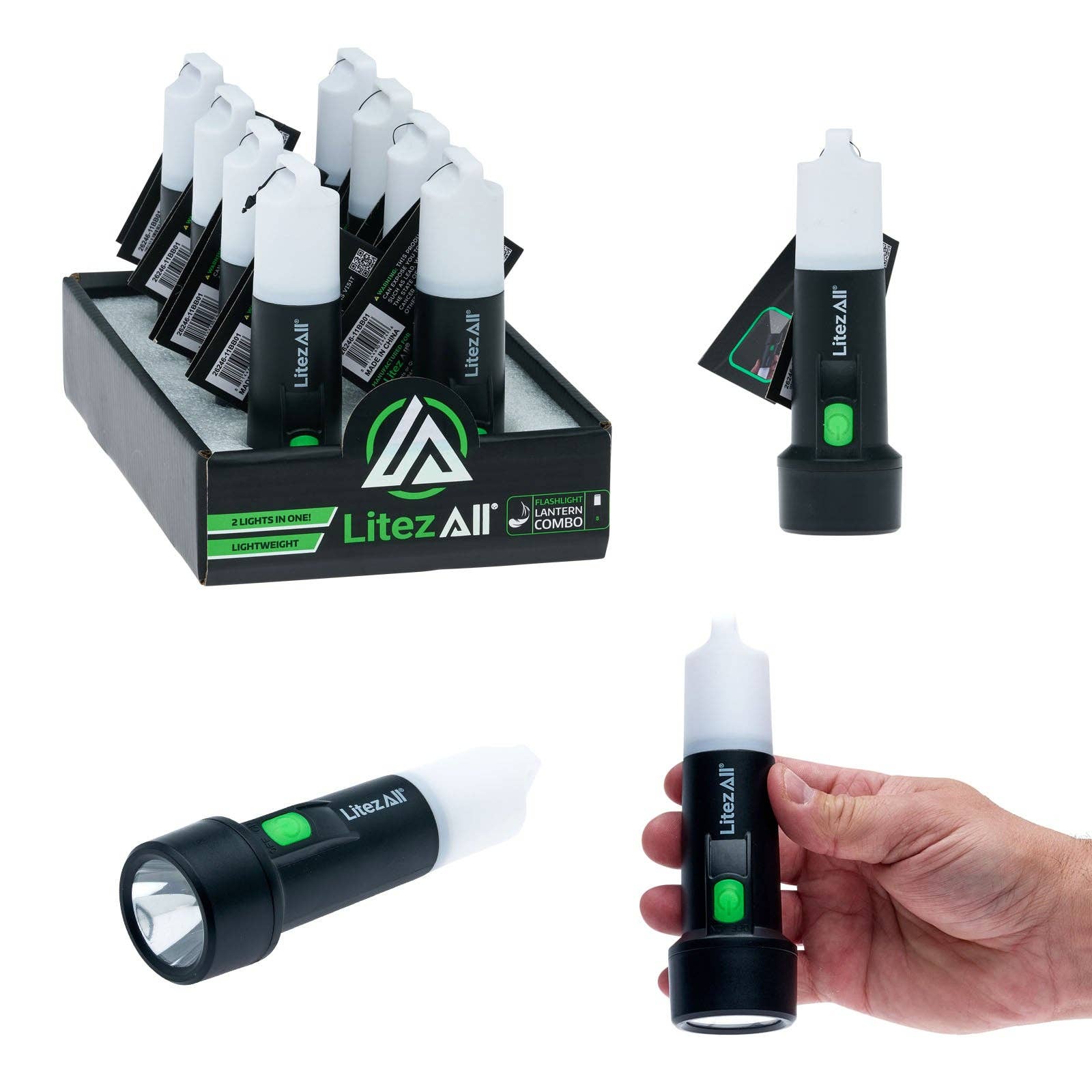 LitezAll Flashlight-Lantern Combo