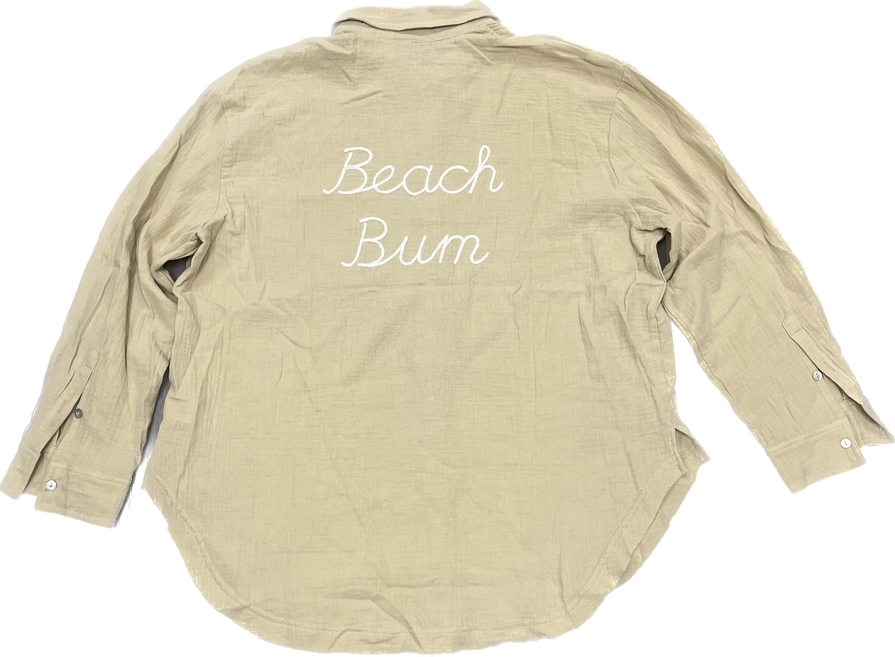 Women's Button Down Beach Bum Shirt