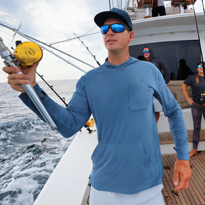 Pelagic Freespool Hooded Performance Shirt