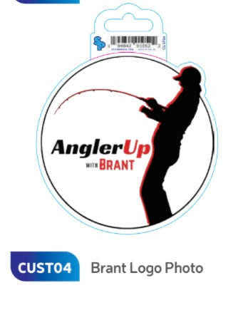 AnglerUp with Brant Stickers