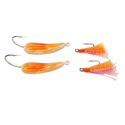 Frisky Fins Pompano Jigs w/ Teasers