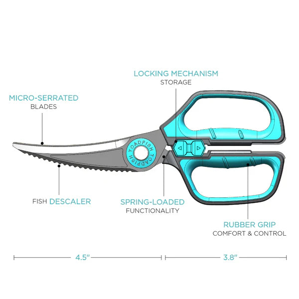 Toadfish Ultimate Shears & Sheath
