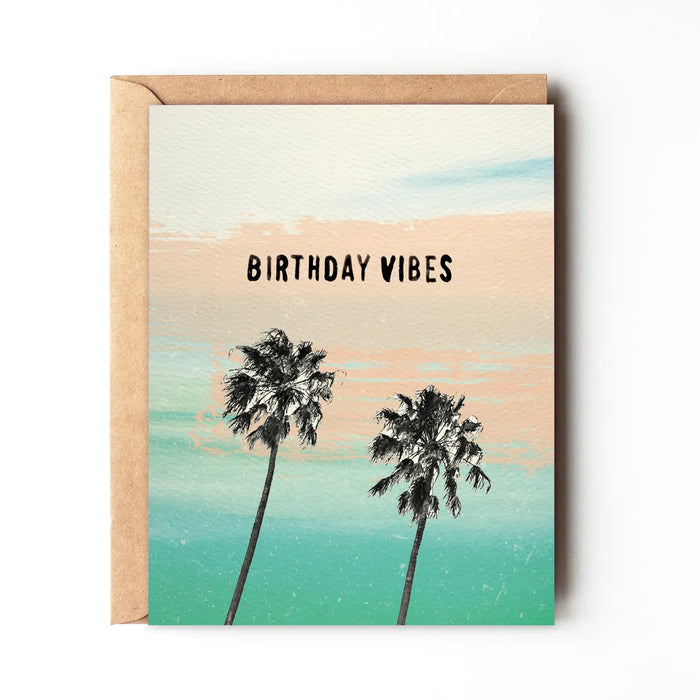 'Birthday Vibes' - Summer California Birthday Card