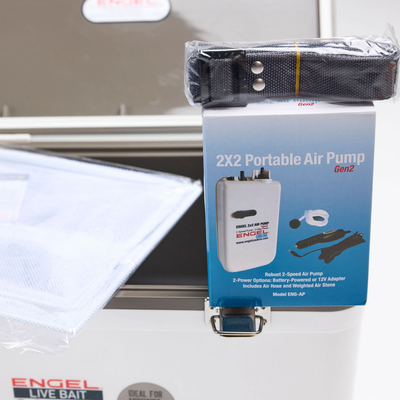 Engel Live Bait Cooler Rod Holder