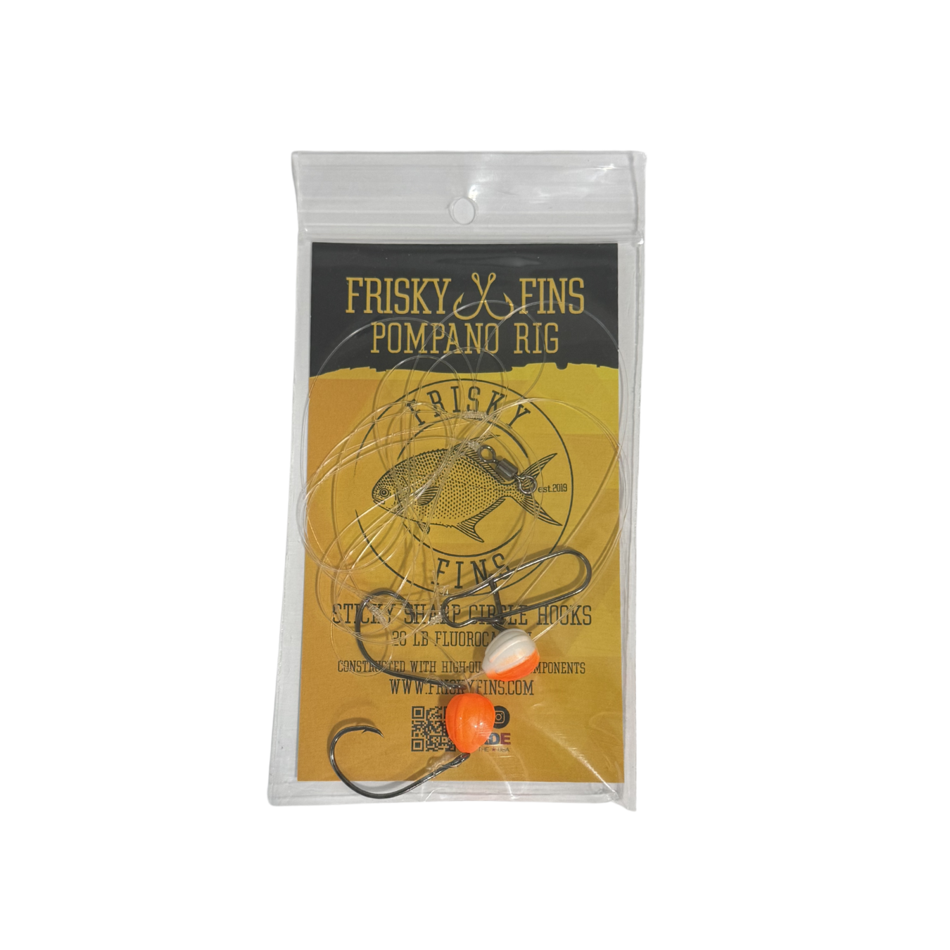 Frisky Fins Double Drop Pompano Rigs