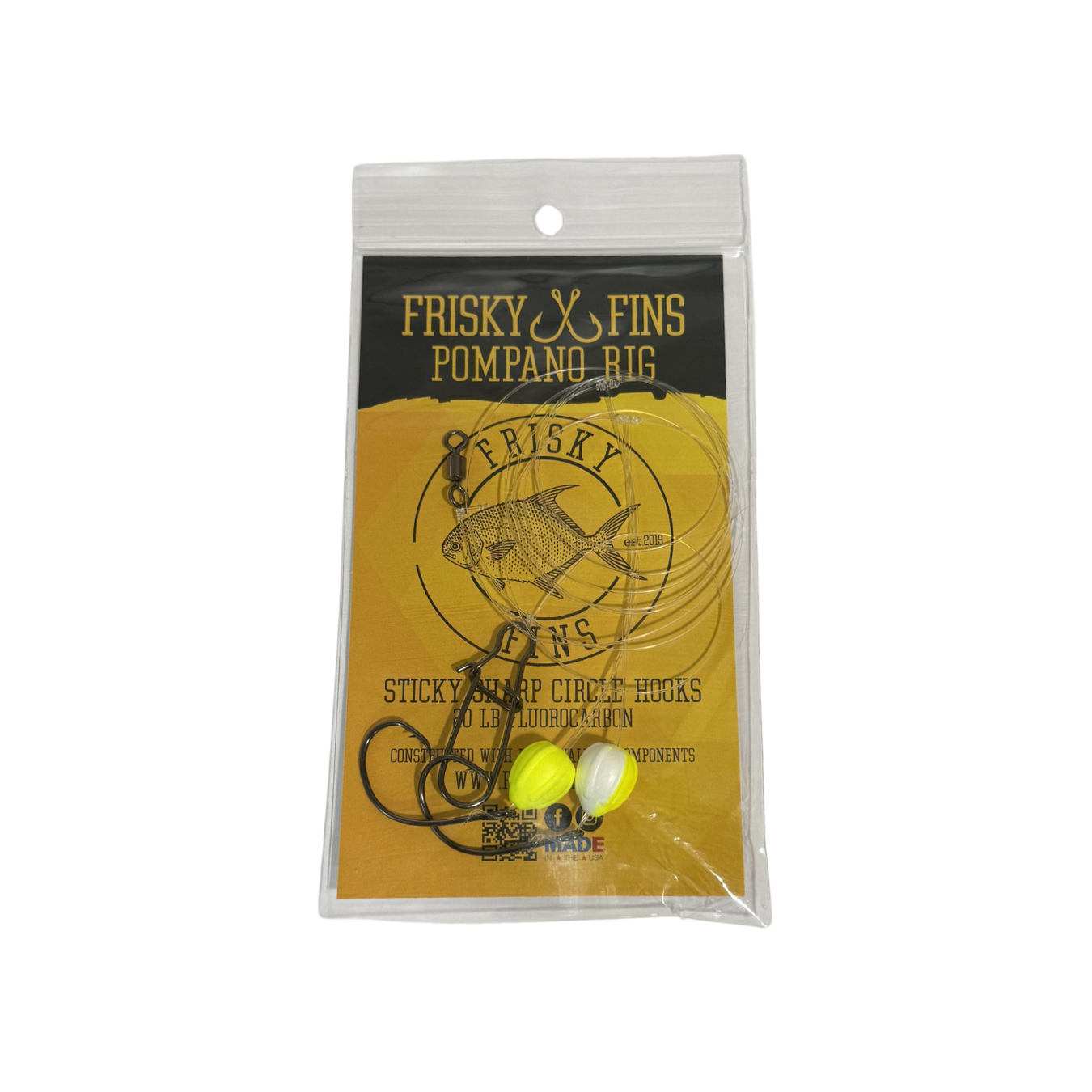 Frisky Fins Double Drop Pompano Rigs