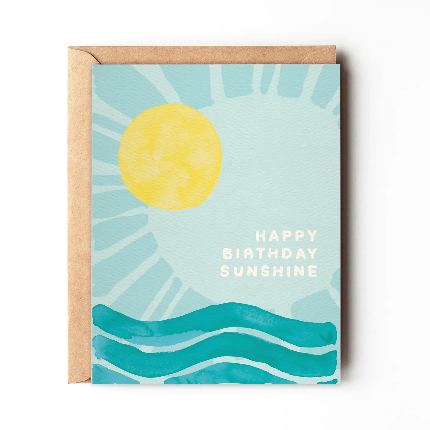 Happy Birthday Sunshine - Uplifting Summer Birthday Card
