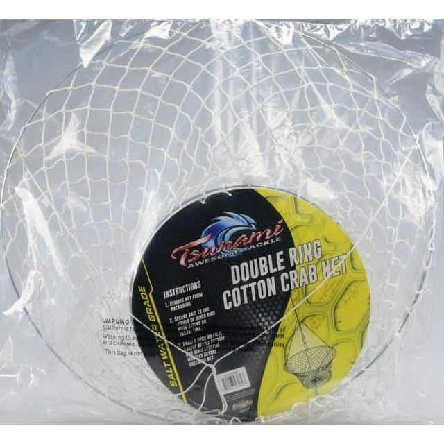 Double Ring Cotton Crab Net