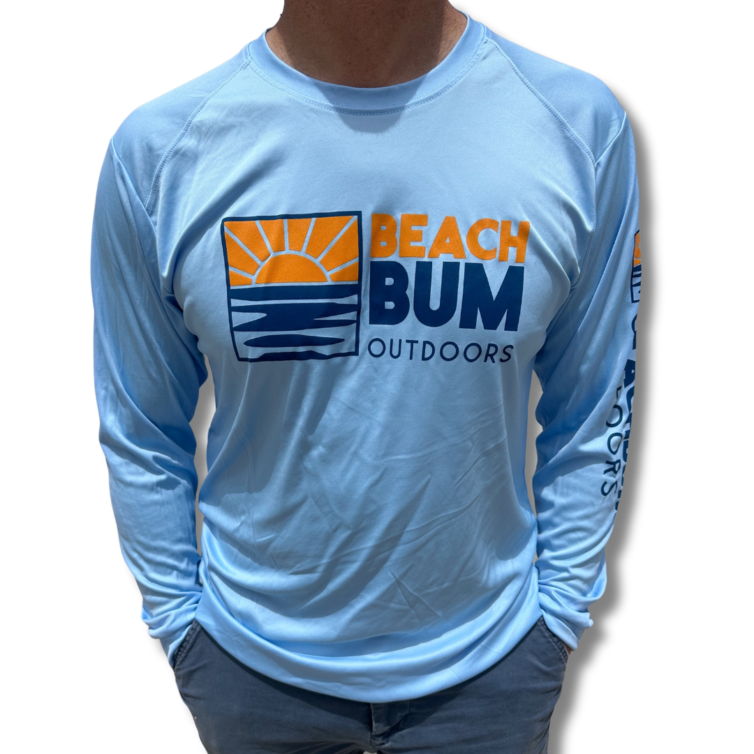 Beach Bum Outdoors Performance Long Sleeve Crewneck Shirt