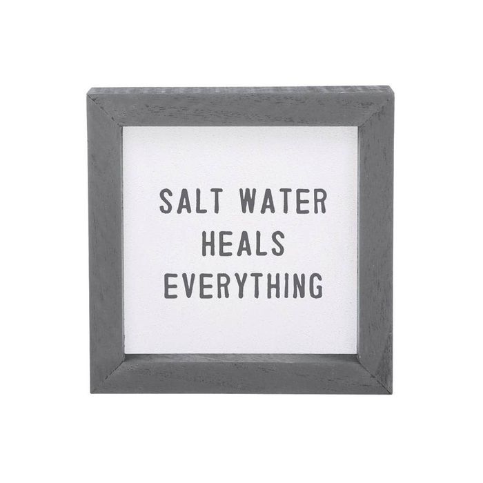 'Salt Water Heals Everything' Framed Wall Art