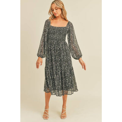 Most Wanted Tie Back Midi Dress