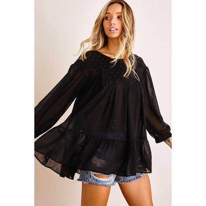 Dark Romance Sheer Blouse