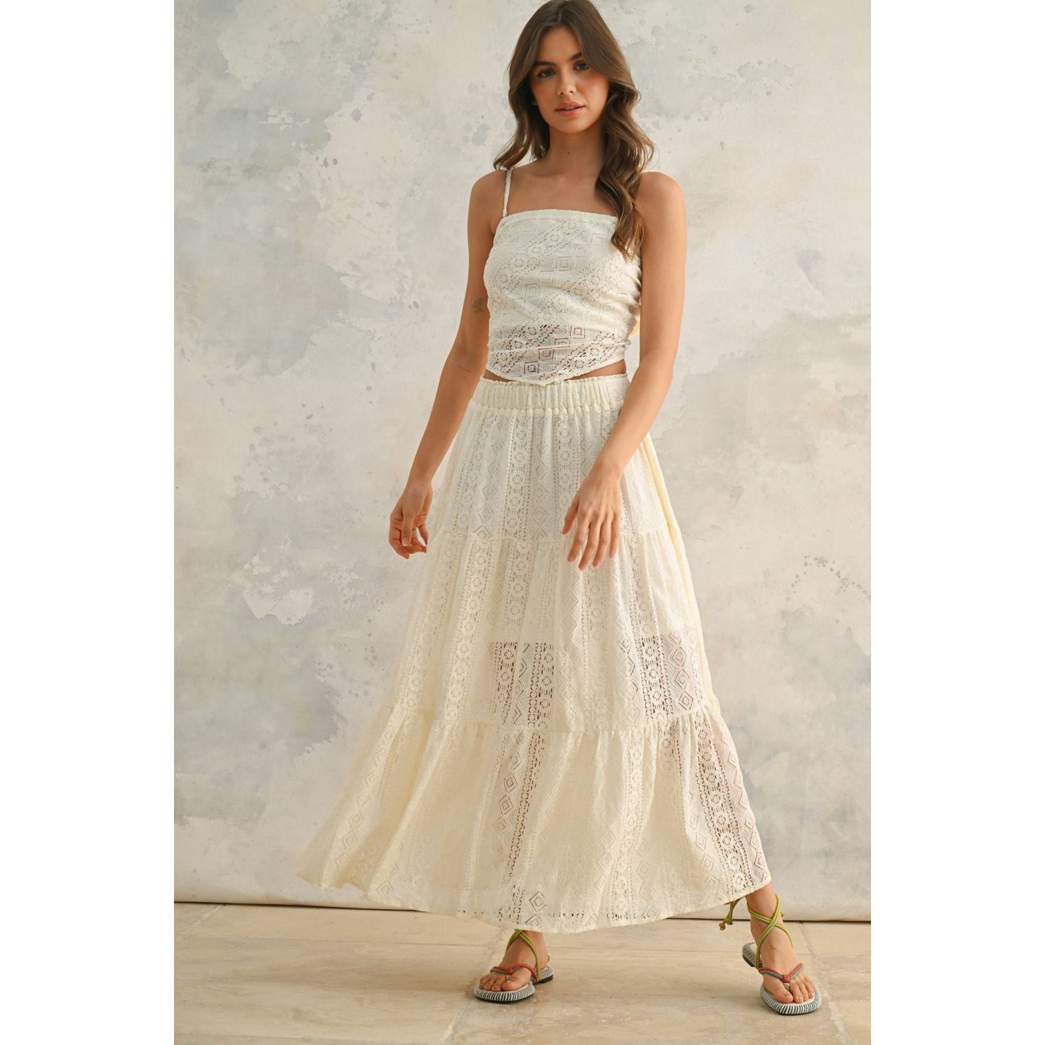 Lola Lace Tie Back Top