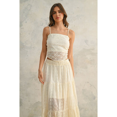 Lola Lace Tie Back Top