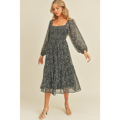 Most Wanted Tie Back Midi Dress