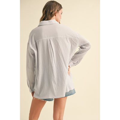 Feel the Breeze Button Down Top