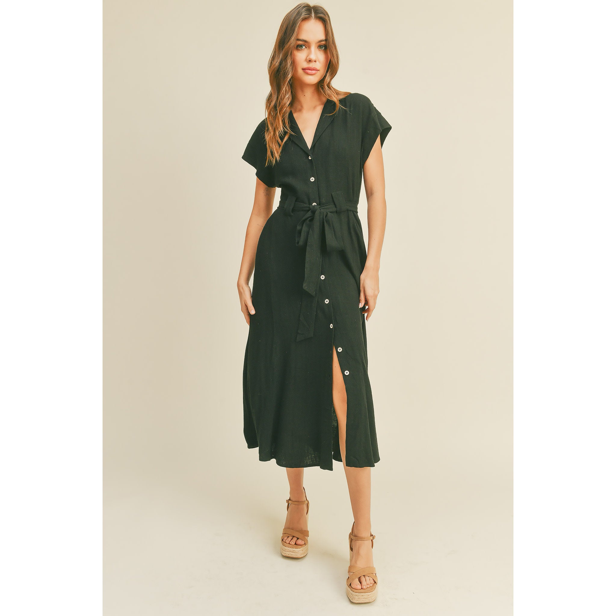 Take Me to Church Button Down Dress