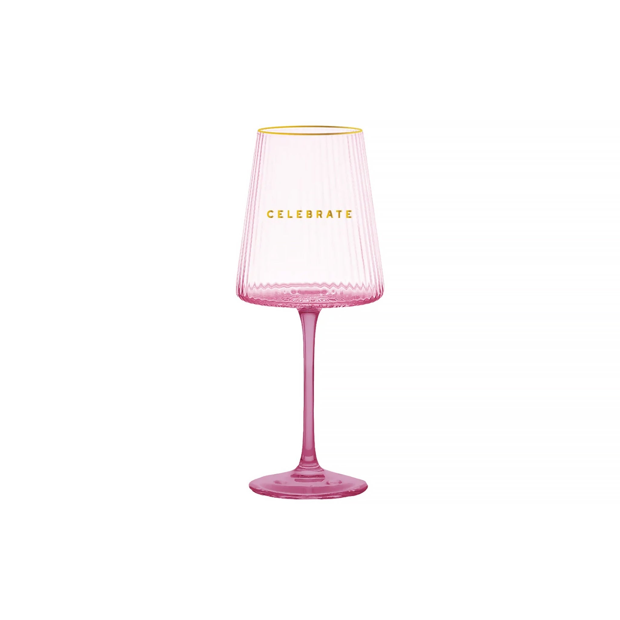 Ribbed 16oz Wine Glass