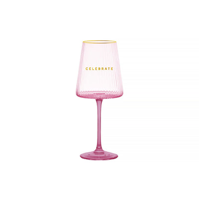 Ribbed 16oz Wine Glass