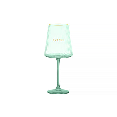 Ribbed 16oz Wine Glass