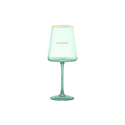 Ribbed 16oz Wine Glass