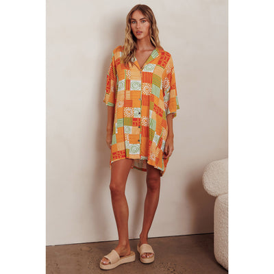 Island Dash Button Down Dress