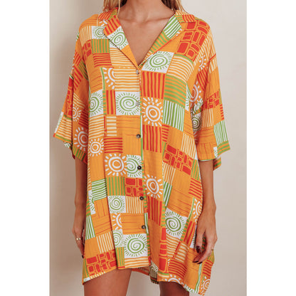 Island Dash Button Down Dress