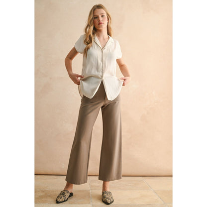 After Hours Button Down Top