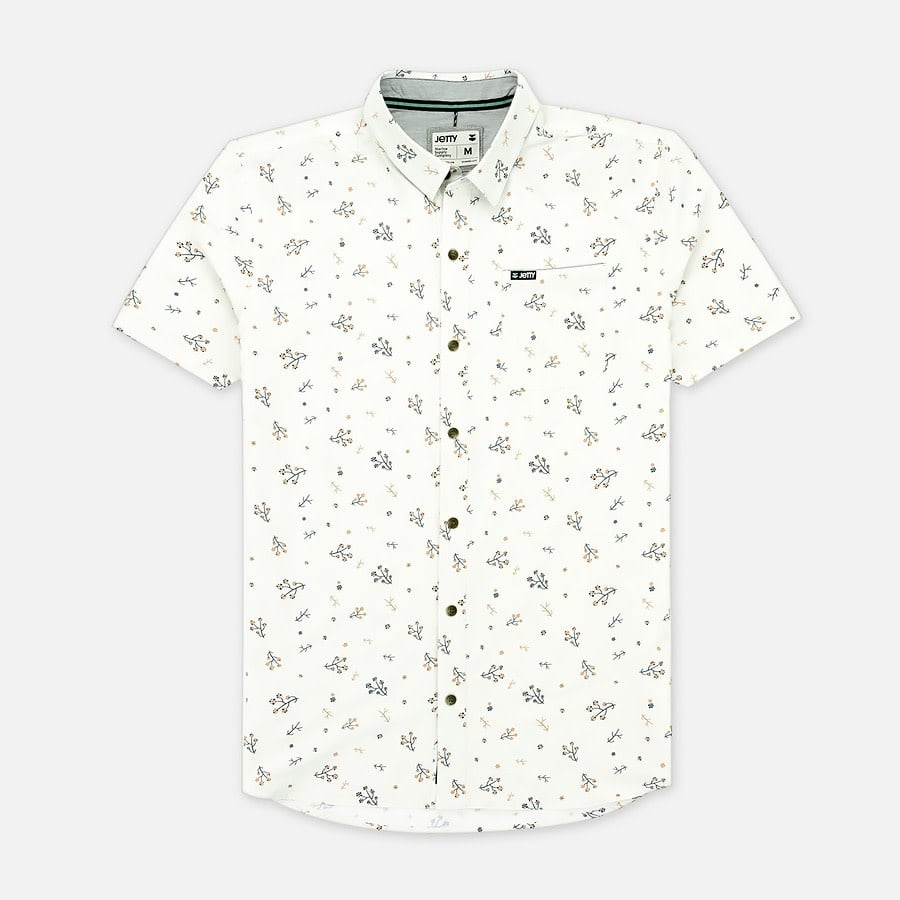 Garwood Woven Button Down - Cream