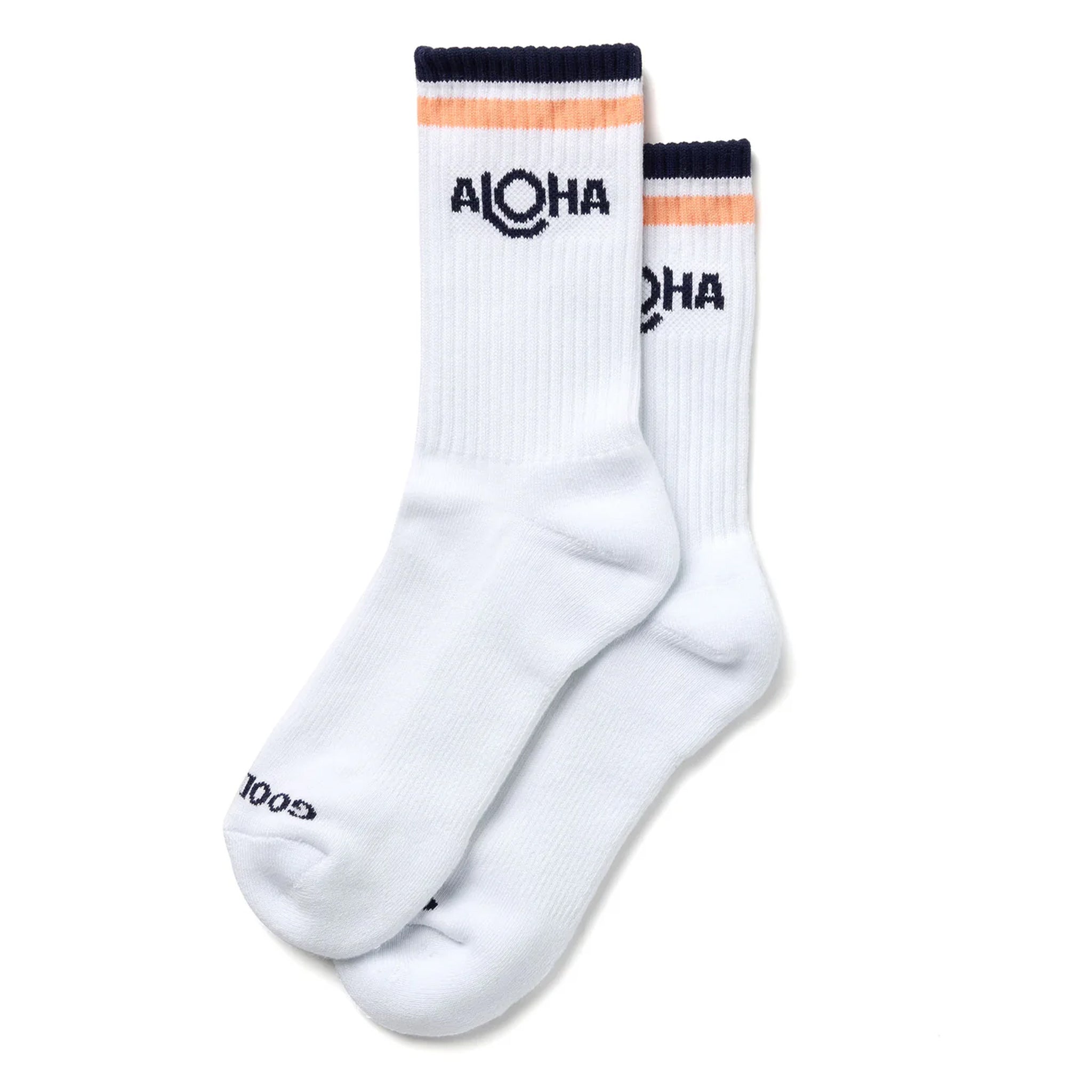 ALOHA Stripes Crew Socks