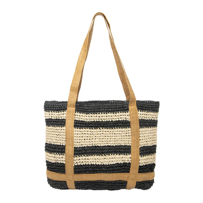 Day Trip Woven Tote w/ Hat Holder
