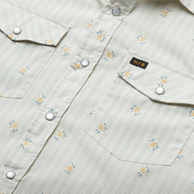 H Bar B Snapshirt - Vintage Grid Floral