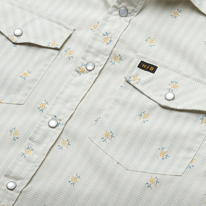 H Bar B Snapshirt - Vintage Grid Floral