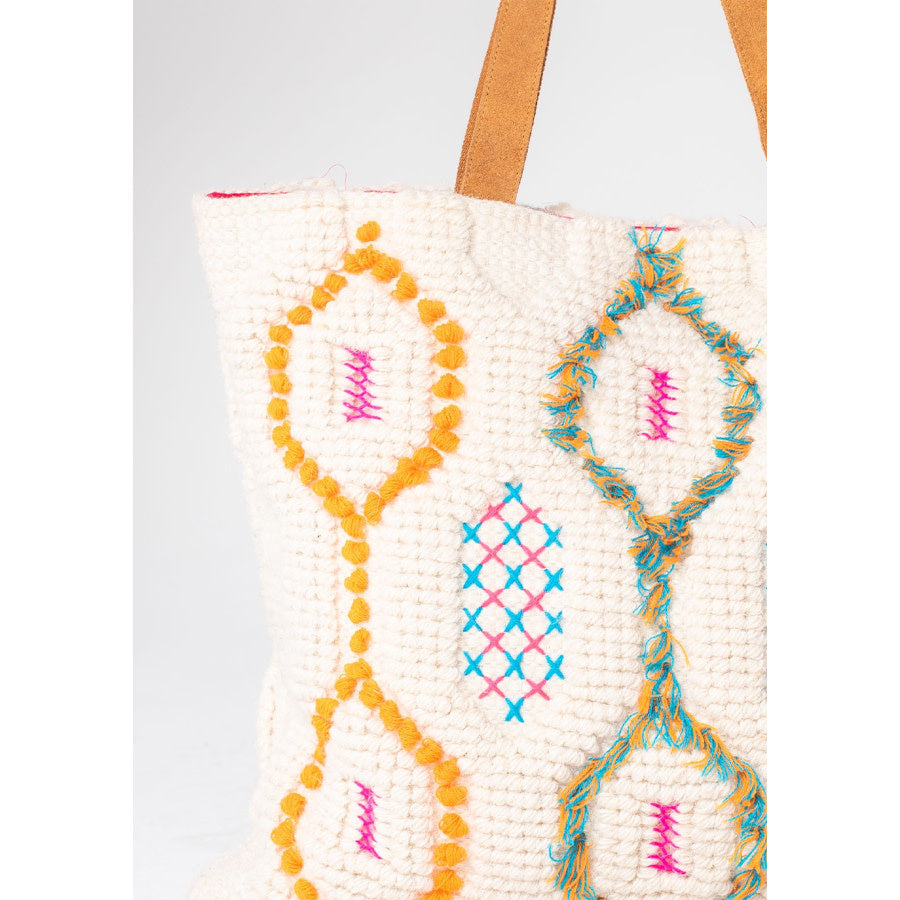 Bohemian Embroidered Carpet Bag