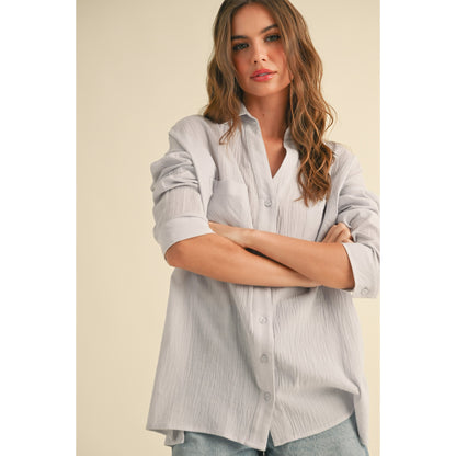 Feel the Breeze Button Down Top