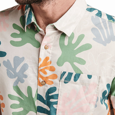 Journey Button Down - Coral Reefer Bone
