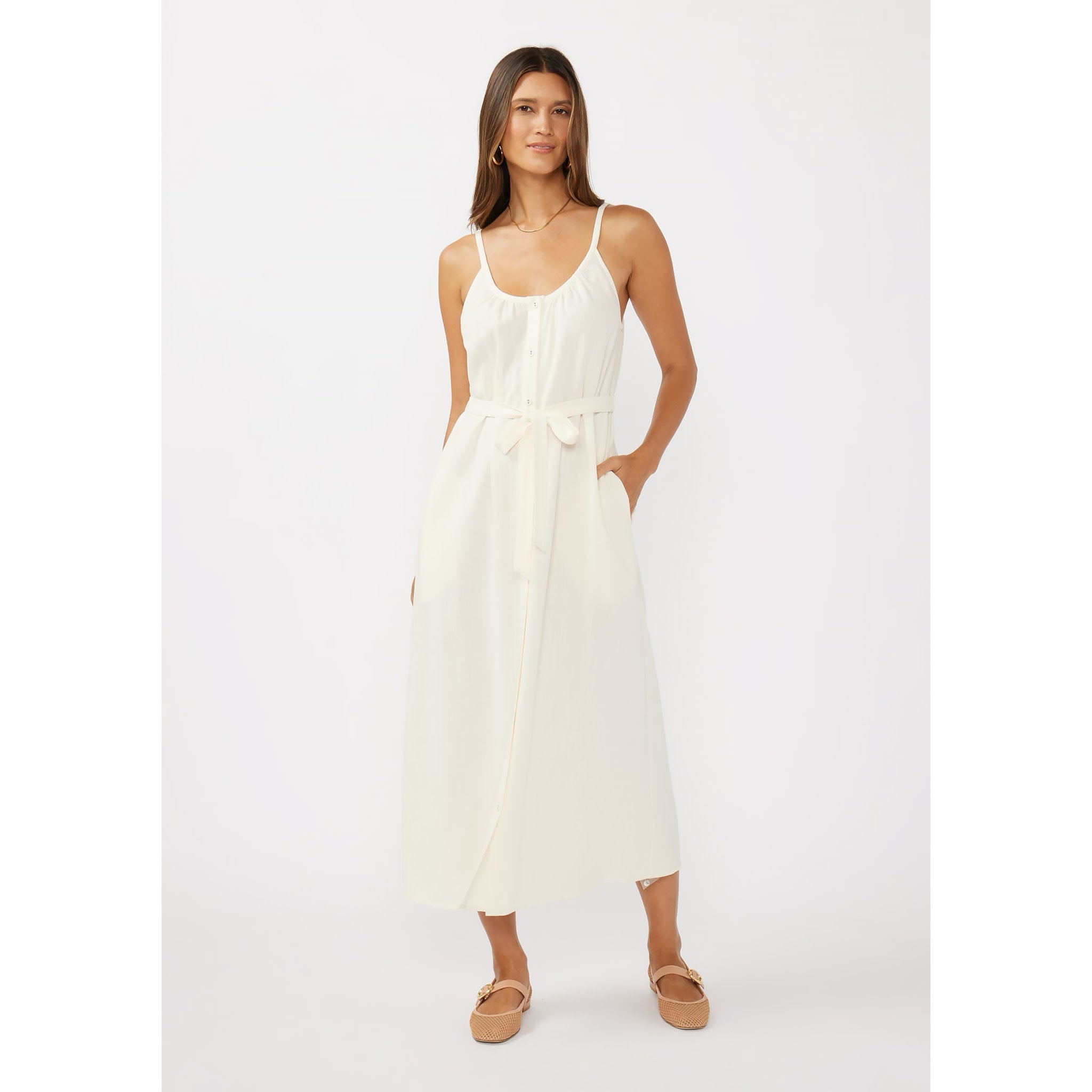 Afternoon Delight Button Down Maxi Dress