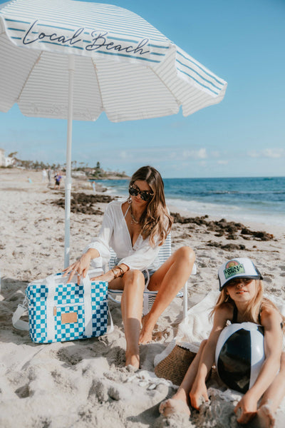 Packable Checker Cooler Bag