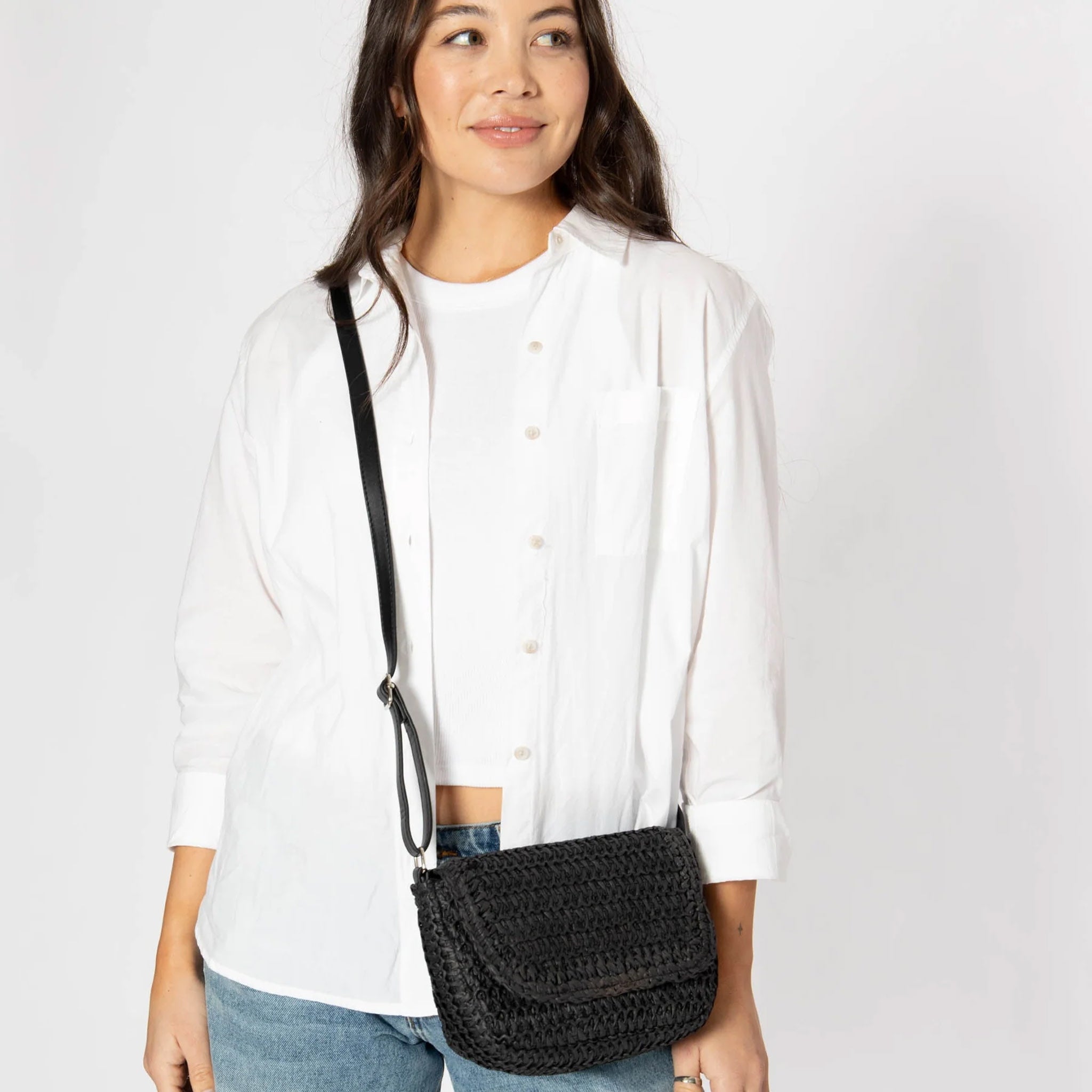 Esmeralda Crochet Mini Crossbody