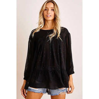 Dark Romance Sheer Blouse