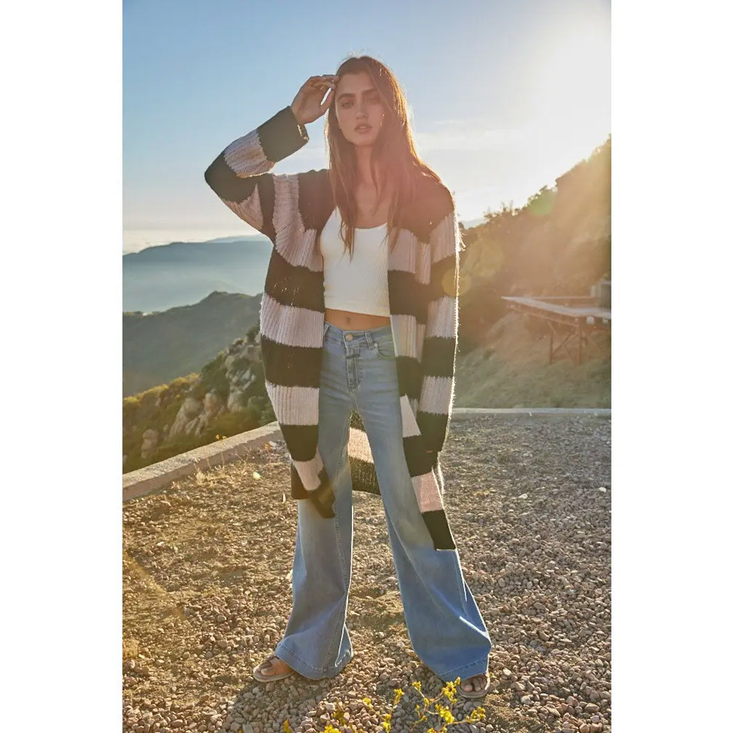The Joyce Striped Cardigan