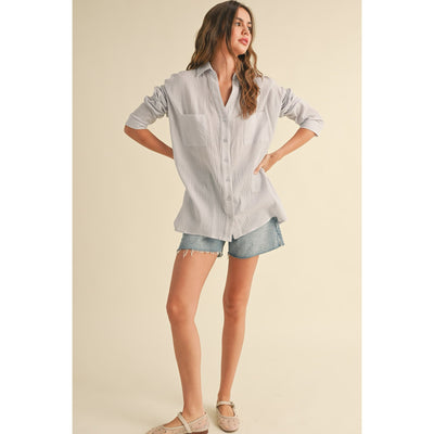 Feel the Breeze Button Down Top