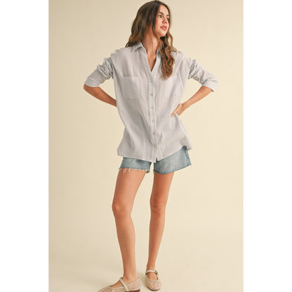 Feel the Breeze Button Down Top