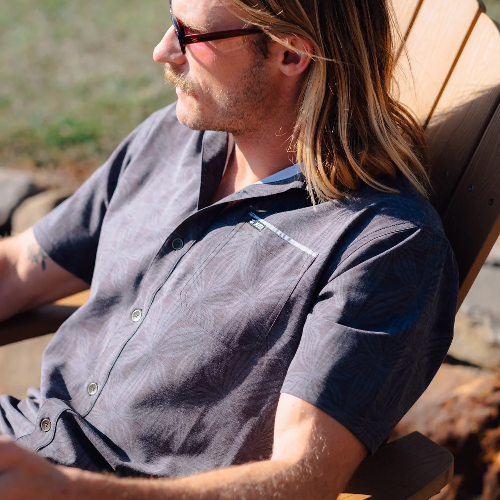 Jetty - Garwood Woven Button Down