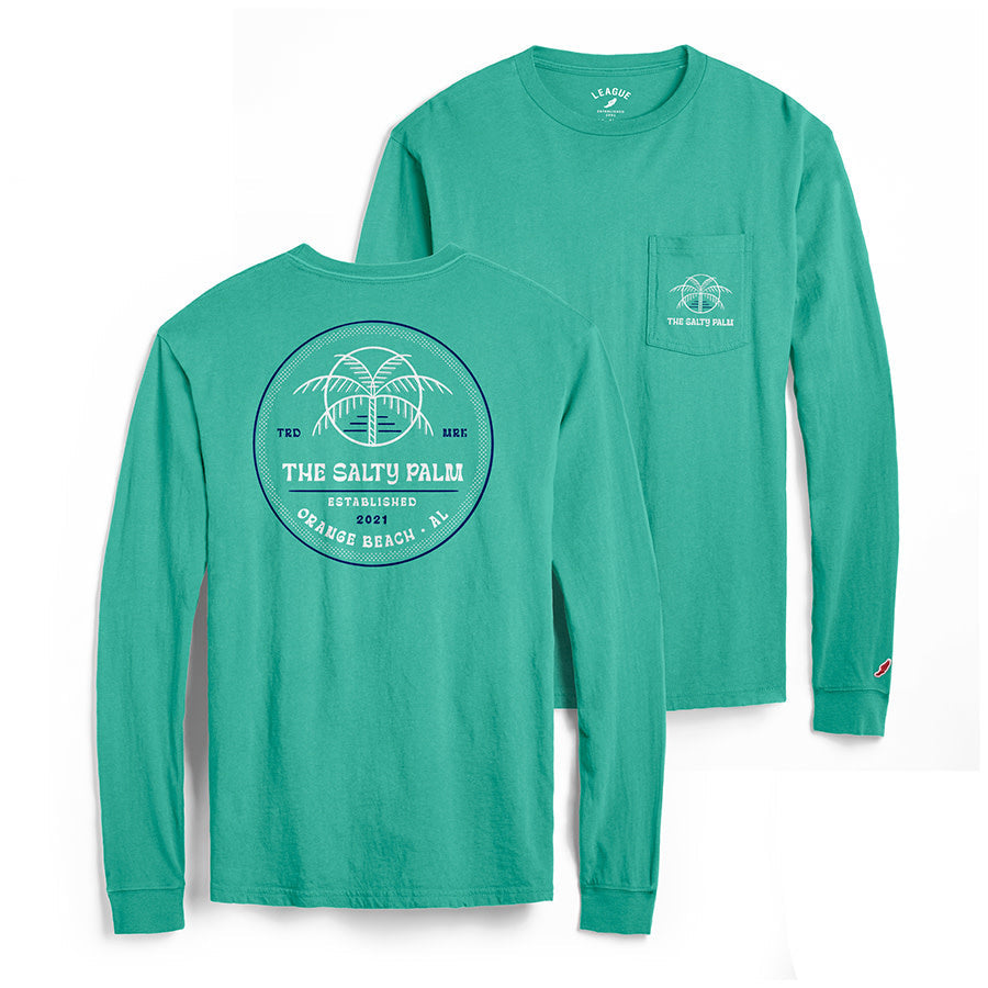 Under the Palm Long Sleeve Pocket Tee